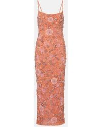 Rachel Gilbert - Francesca Embellished Floral Gown - Lyst