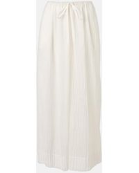 The Row - Hypnosta Cotton Wide-Leg Pants - Lyst