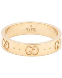 Gucci Anello Icon in oro 18kt - Metallizzato
