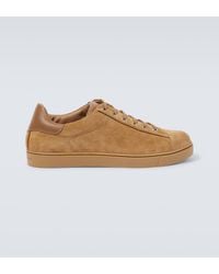 Gianvito Rossi - Suede Low-top Sneakers - Lyst
