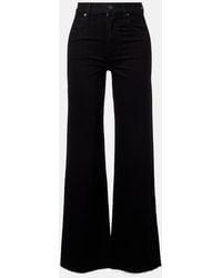 SLVRLAKE Denim - Grace High-Rise Wide-Leg Jeans - Lyst