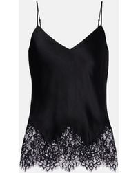 Nili Lotan - Nadine Lace-Trimmed Silk Camisole - Lyst
