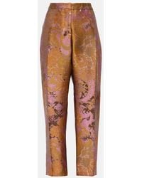 Dries Van Noten - Pantaloni Regular A Vita Media - Lyst