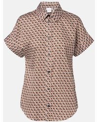 Max Mara - Camisa Crea De Algodon Estampada - Lyst