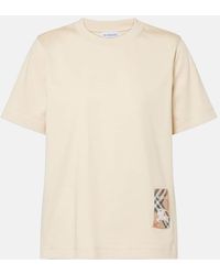 Burberry - T-Shirt Aus Baumwolle - Lyst