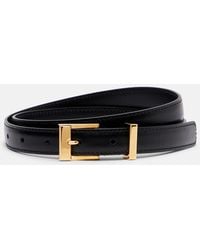 KHAITE - Manhattan Leather Belt - Lyst