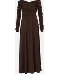 Altuzarra - Charlotte Off-Shoulder Jersey Maxi Dress - Lyst