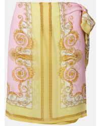 Versace - Spring Barocco Beach Cover-Up - Lyst
