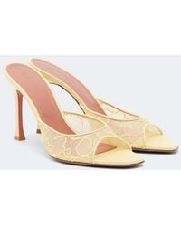 AMINA MUADDI - Alexa Lace Mules - Lyst