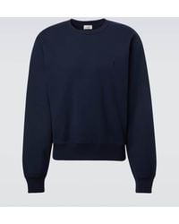 Saint Laurent - Sweatshirt Cassandre Aus Baumwoll-Jersey - Lyst