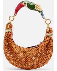 Chloé - Bracelet Small Woven Leather Shoulder Bag - Lyst