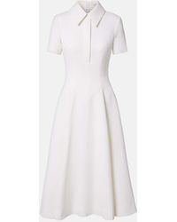 Emilia Wickstead - Jody Pleated Wool Midi Dress - Lyst