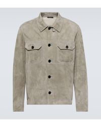 Tom Ford - Suede Overshirt - Lyst