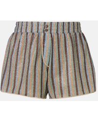 Oséree - Lumiere Striped Shorts - Lyst