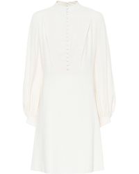 Save 6% See By Chloé Ruffled Minidress in White Womens Clothing Dresses Mini and short dresses 