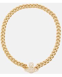 Vivienne Westwood - Collana Orb Con Cristalli - Lyst