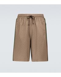 Gucci GG Jersey Shorts - Brown