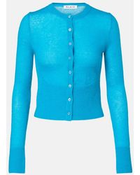 Alaïa - Mohair And Wool-Blend Cardigan - Lyst