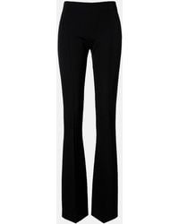 The Row - Fabien Wool Cady Flared Pants - Lyst