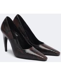 Jude - Fame Snake-Effect Leather Pumps - Lyst