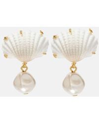 Jennifer Behr - Isola Faux-Pearl Drop Earrings - Lyst