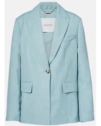 JOSEPH - Rochd Chambray Blazer - Lyst