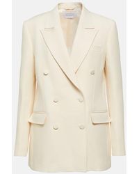 Gabriela Hearst - Kees Double-breasted Wool And Silk Blazer - Lyst