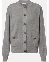 Brunello Cucinelli - Cashmere-Blend Lame Cardigan - Lyst