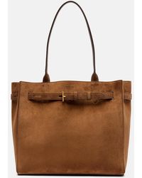 Tom Ford - Audrey Medium Suede Tote Bag - Lyst