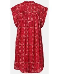Isabel Marant - Leazali Printed Cotton Minidress - Lyst