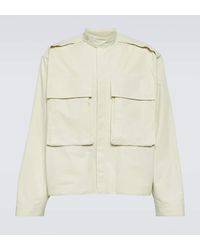 Jil Sander - Oversized Cotton Jacket - Lyst