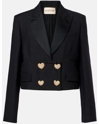 Valentino - Crepe Couture Blazer - Lyst