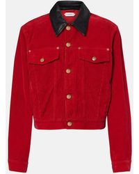 Versace - Cotton Corduroy Jacket - Lyst