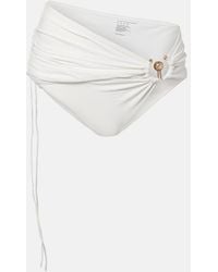 Christopher Esber - Orbit Ruched Bikini Bottoms - Lyst