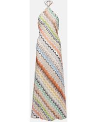 Missoni - Zig Zag Halterneck Maxi Dress - Lyst