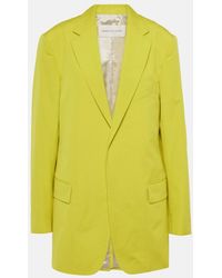 Dries Van Noten - Oversize-Blazer Aus Baumwollpopeline - Lyst