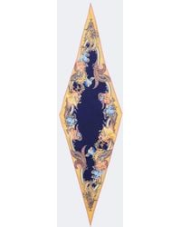 Etro - Printed Silk Twill Scarf - Lyst