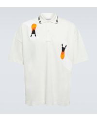 JW Anderson - Printed Polo Cotton Shirt - Lyst