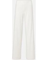 Lisa Yang - Aina Cotton And Cashmere Wide-Leg Pants - Lyst