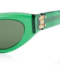 Bottega Veneta Cat-eye Acetate Sunglasses - Green