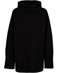 joseph oversized wool turtleneck sweater