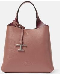 Tod's - Apa Mini Leather Tote Bag - Lyst