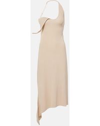 Courreges - Undressed Asymmetrical Midi Dress - Lyst