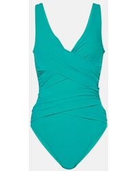Karla Colletto - Draped Swimsuit - Lyst