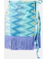 Missoni - Minigonna Con Frange - Lyst