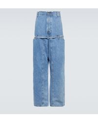 Jacquemus - Jeans Le De Nimes A Gamba Larga - Lyst