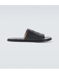 Loewe - Paula's Ibiza Flex Anagram Leather Slides - Lyst