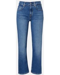 AG Jeans - Florence Cropped Straight Jeans - Lyst