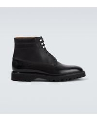 John Lobb - Alder Leather Lace-Up Boots - Lyst