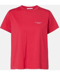 Givenchy - Camiseta De Jersey De Algodon Con Logo - Lyst